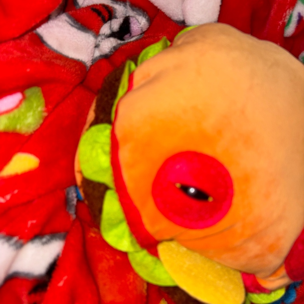 NEW! ZURU FUGGLER x FUGGALICIOUS | Hamburger! 9" Plush RARE QUICK SHIP - Picture 4 of 6